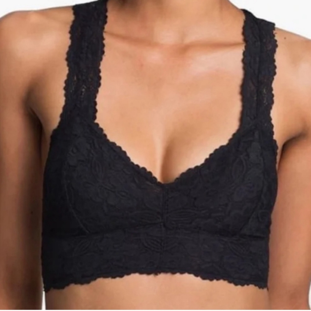 NWT! Free people lace bralette black size XS